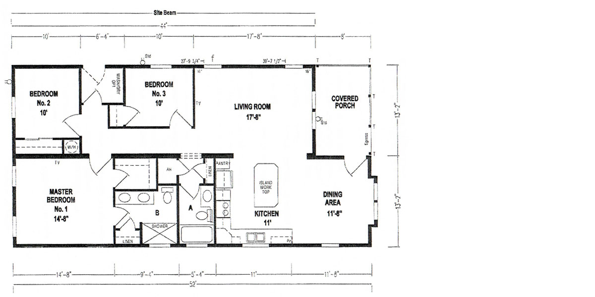 Floor Plan - Model 5035 - 10708 Casa Drive, Riverview, Florida